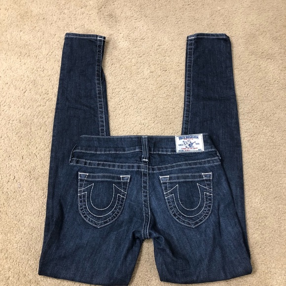 True Religion Denim - True Religion Dark Wash Skinny Jeans